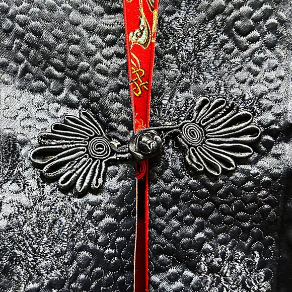 Vintage 1970s Solz Squirrel Reversible Floral Jacket Size L - Picture 6 of 14